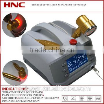 Portable pain treatment soft laser therapy device for treatment of wounds, injuries, joint pain, neck pain