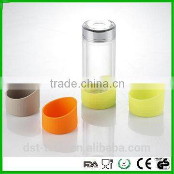 Silicone drinking water bottle cover