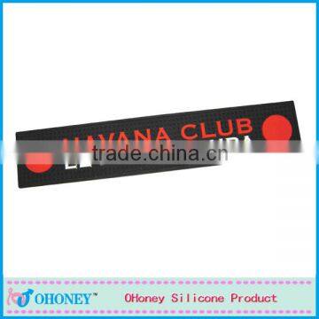 China manufacture cheap price custom logo PVC bar mat,promotion advertising bar mat for party