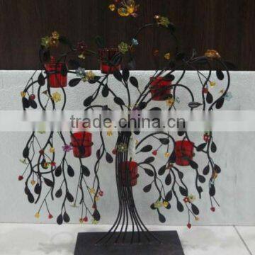 Tree Shape Metal Candle Holder