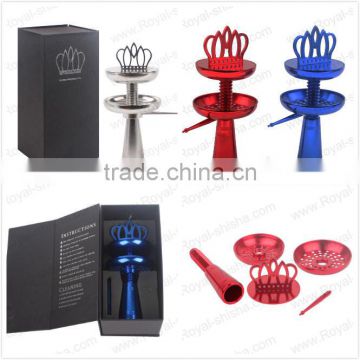 New Charcoal holder hookah bowl Minzari crown bowl