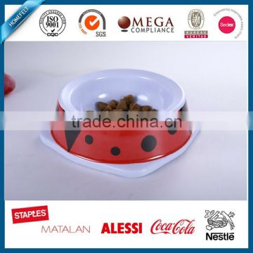 2016 newly style pet bowl melamine feeder bowl