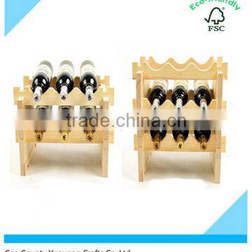 Wooden Wine Rack,wine Display Rack,wine Storage Rack,wood Wine Bottle Rack photo-3