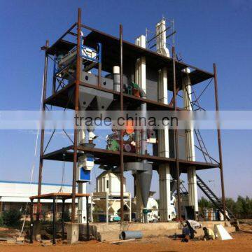 Complete wood granule production line