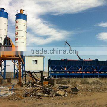 good sale HZS 60 mobile concrete batching plant