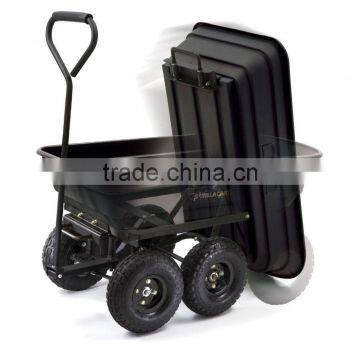 300KGS Garden Dump Cart with tipping tray