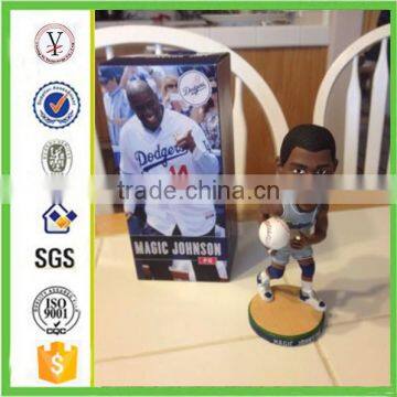 Custom high quality resin athletes bobble head