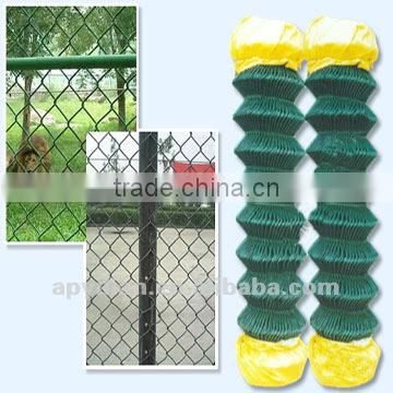 MT Tela de alambrado pvc coated diamond chain link fence