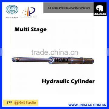 3 Stages Multistage Hydraulic Cylinder