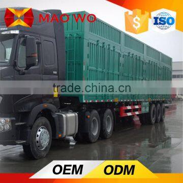 Tri-axle Side Wall Semi Trailer Volume Sand Tipper Truck for Sale photo-3
