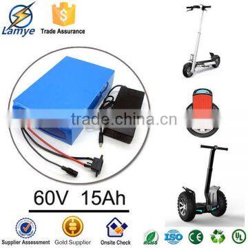 Manufacturer Rechargeable High 60V 15Ah Lithium Ion Battery Electric Bicycle With 3.7V 2.5Ah 18650 15 Amp BMS and 2.0A Charger photo-5