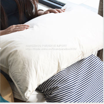 2017 Hot Sale Cotton Pillow Filled With White Goose Down photo-4