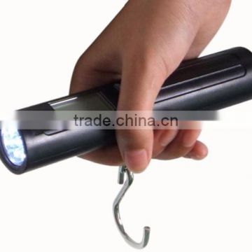 g/kg/oz/lb flashlight luggage scale