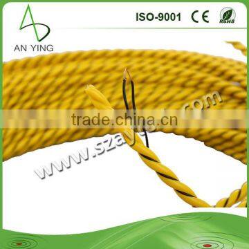 Durable water conductivity sensor cable, water leak sensing rope with CE&ROSH certificate