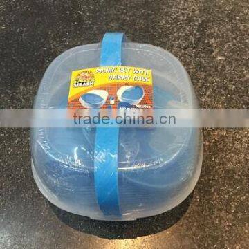 2017 HOT SALE PICNIC SET WITH CARRY CASE