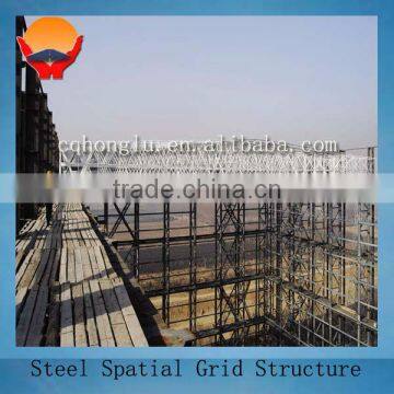 Steel spatial grid structure building