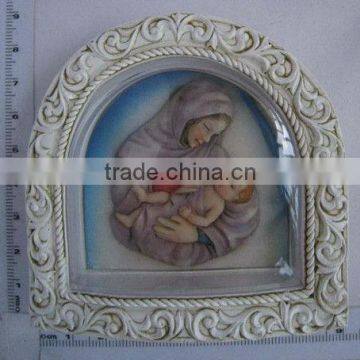 Wall decorative resin religious frames