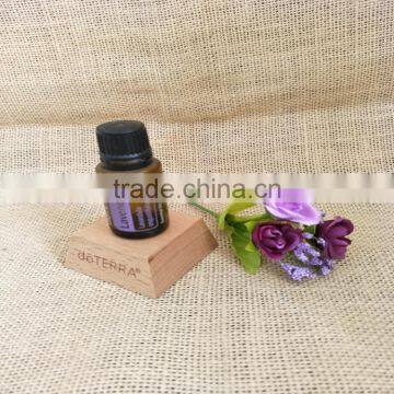 Stable Custom Painted Trapezoidal Beech Wood Display Stand Base for Essential Oil Bottles Customized Wood Trophy Base photo-5