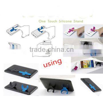 New Shape Multi Colours Soft Silicone Slap Holder for Mobile Phone