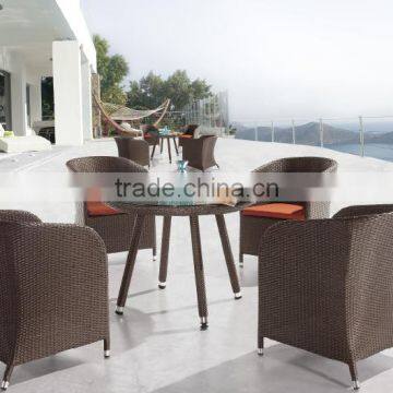 2017 Sigma SGS tested quickest delivery UV-resistant cheap classic rattan dining table set