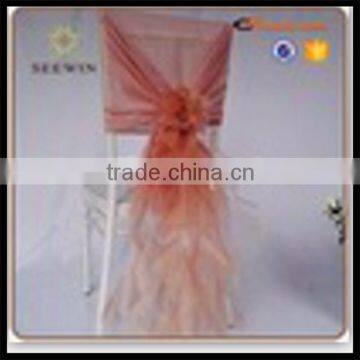 Hot Sale Chair Sash Ruffled Chaivari With Curl photo-2