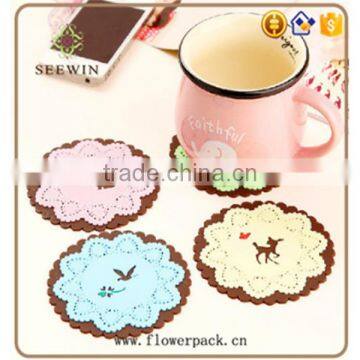 Cute Silica Gel Coaster of Different Designs photo-3