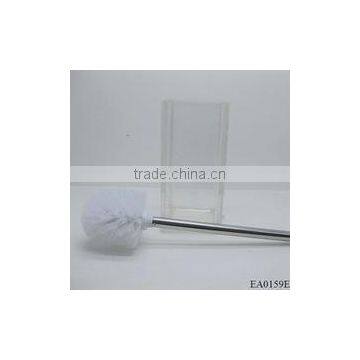 Transparent toilet brush holder