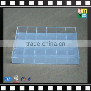 Clear Acrylic Lucite Serving Tray Modern Plastic Food Tray With Handle High Quality Monogrammed Acrylic Serving Tray From China photo-6