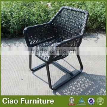 Rattan Furniture Flower Weaving Coffee Table Set photo-3