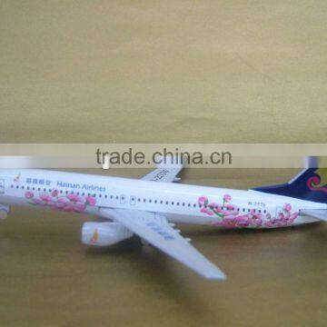 Metal B737-800 Plum blossom airplane model