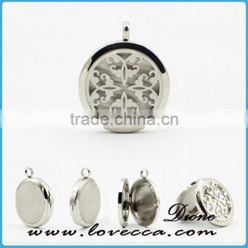 Stainless Steel Essential Oil Diffuser Perfume Aromatherapy Locket Pendant Nekclace photo-2