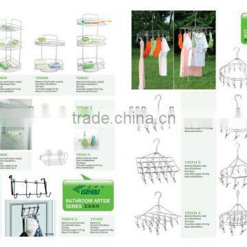 HIGH QUALITY Clothes Hangers,multifunctional Hangers,dry Hangers 12 Sets of Clips YZ2141S photo-5