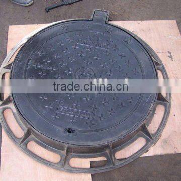 Round square Ductile iron cast iron manhole cover and frame grating EN124 B125 C250 D400