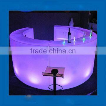 led salon reception desk/mini bar furniture