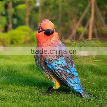 Factory Promotion Life Size Resin Parrot Fiberglass Animals for Sale