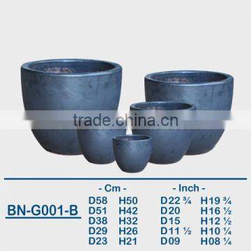 GLAZED CERAMIC OUTDOOR POT BN-G001 photo-2