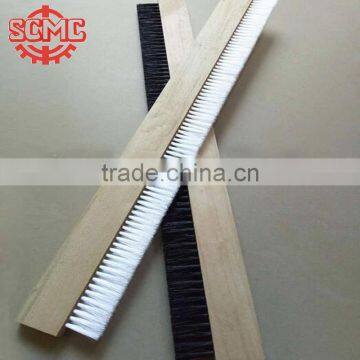 Wooden Base Industrial Plastic Strip Cleaning Brush photo-2