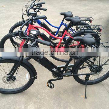 Hot Sell Electric Beach Cruiser Hidden Battery Electric Bike for Lady photo-6