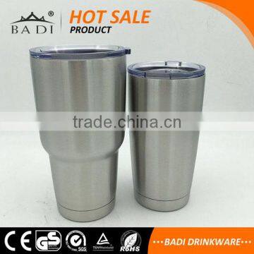 20 oz double wall sus 304 LFGB standard Vacuum Insulated Stainless Steel Tumbler mug with Straw Compatible Lid