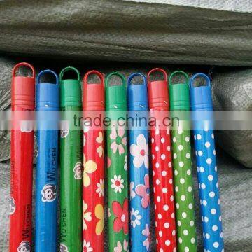 120X2.2CM Pvc Coated Wooden Broom Handle/pvc Coated Wooden Broom Stick photo-2