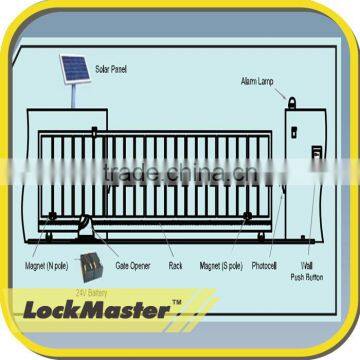 Solar Power System Automatic Sliding Doors /Motor/ Gate Opener Magnetic photo-4