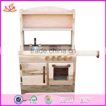 2017 New Products Purple Small Wooden Toddler Play Kitchen for Sale W10C264 photo-4