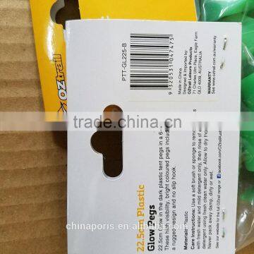 23cm Heavy Duty Plastic Camping Tent Peg/ Tent Pin for Tent photo-3