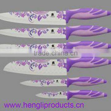 Colorful Non-stick Coating Knife Set in EVA Gift Box photo-2
