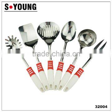 32004 Hot sale Stainless steel 6pcs Kitchen Utensils