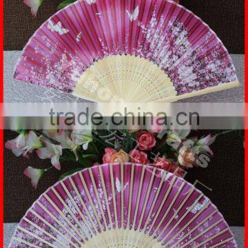 Beautiful Japanese silk foldable fan