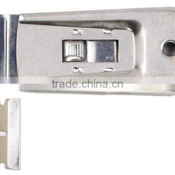 Iron Scraper Metal Retractable Safty Tool Silverline Metal Squeegee With 1.5 Inch Changeable Blade photo-2