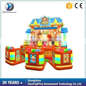 Cute Fireman shooting water arcade redemption game machine for children