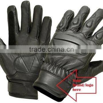 Leather Motorbike Gloves