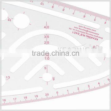 Kearing Metric Vary Form Curve Ruler Armhole Sleeve Curve Ruler # 6401 photo-3
